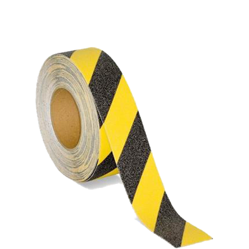 KUPA SARI SİYAH KAYDIRMAZ BANT 25x15 mt KUP6062